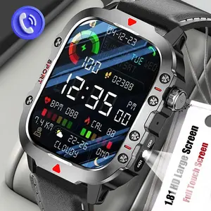 New 2026 Business Smartwatch with LED Light, Wireless Calling, Multiple Sports Modes, Message Alerts, Compatible with iOS Android