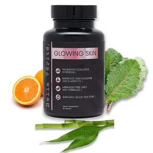 Bella Vérité Glowing Skin | Collagen Boosting Skin Supplement | Made in USA | Antioxidant & Astaxanthin for Radiant Complexion, Wrinkles, Dryness & Anti-aging | 60 Capsules for Adults, 1 Month Supply