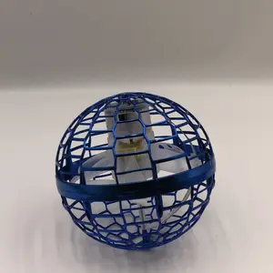 glowing  floating  toy 2026 Flying Orb Ball Toy with Enclosed Wheel Design for Hand Protection Easy Safe Play for Kids