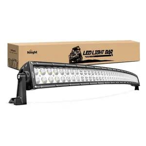 Nilight 52Inch 300W Curved Spot-Flood Combo LED Light Bar, Large LED Spotbars for Off-Road Trucks, Jeeps