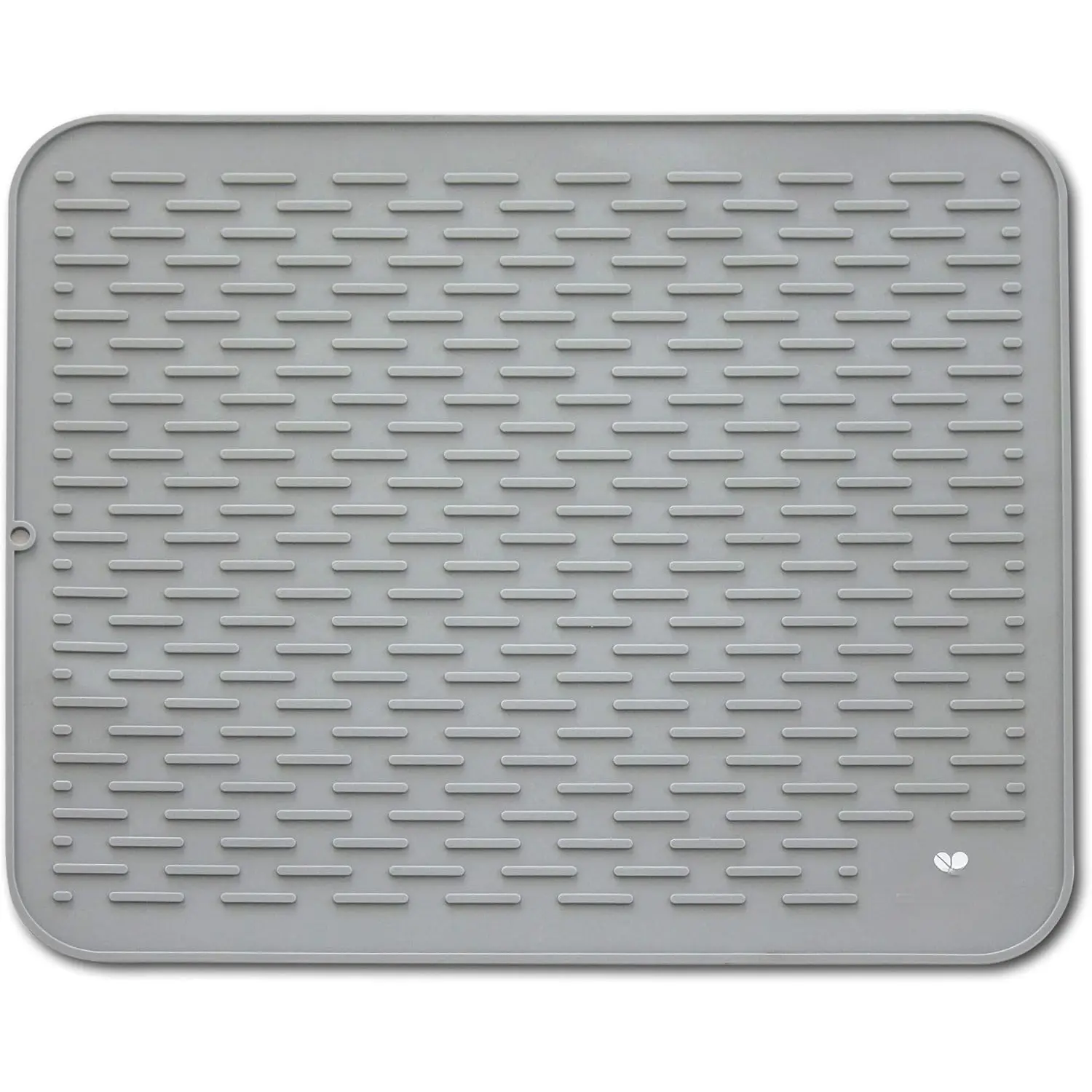 Silicone Dish Drying Mat - 30 x 24 - 3XL Large Dish Drying Mat, Counter top Mat, Dish Draining Mat, Sink Mat, Large Silicone Trivet (3XL, GREY)
