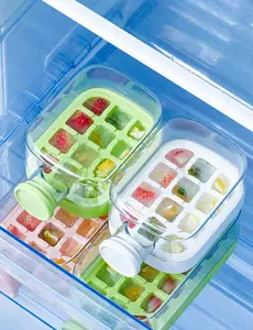 Ice Cup — Lidded, Easy-Release Ice Cube Mold | Stackable Freezer Ice Maker | Ideal for Whiskey & Iced Beverages