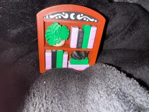 Cozy Book Nook Clicker Fidget Toy – 3D Printed Sensory Desk Toy