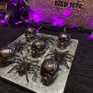 Halloween Tic-tac-toe Game and Table Decor