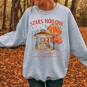Stars Hollow Connecticut Gildan Crewneck, Gilmore Girls Season Sweatshirt, Luke Lorelai Rory Stars Hollow Sweater, Cozy Autumn Fall Sweatshirt