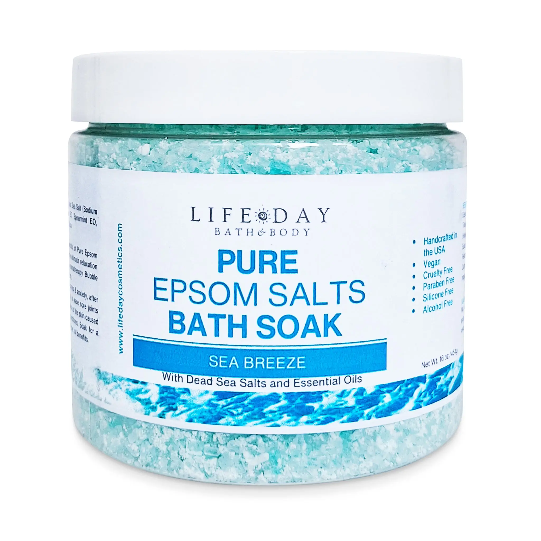 Pure Epsom Salts Bath Soak Sea Breeze