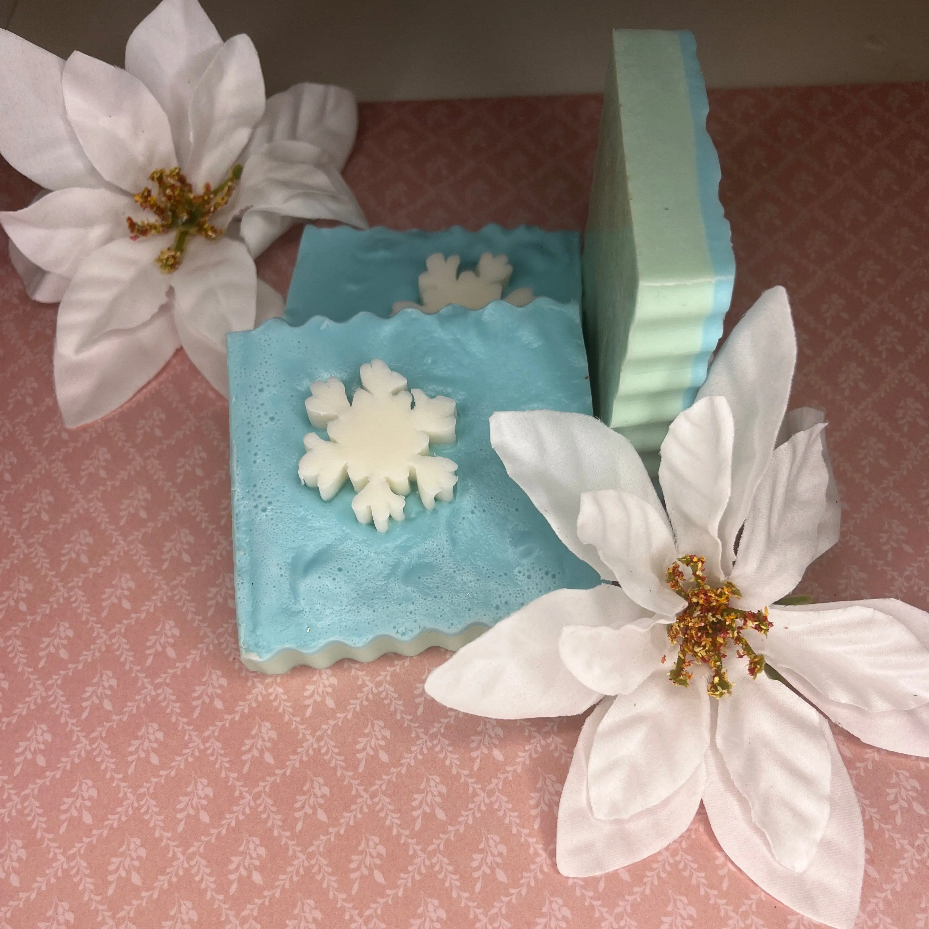 Snowflake Oatmilk & Shea Butter Based Soap | Wild Berry Scent