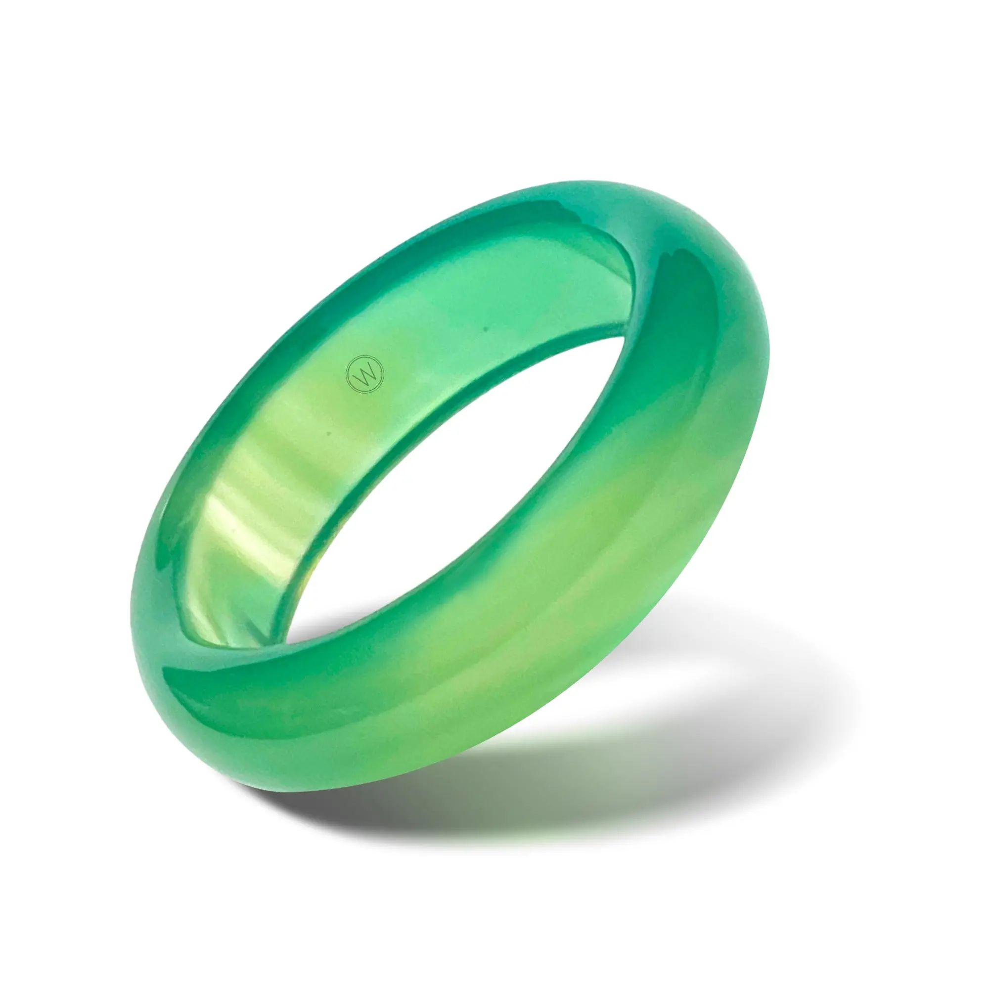 Green Agate Stone Ring - Griffith - Angeleno Collection Green Agate Stone Ring - Griffith - Angeleno Collection