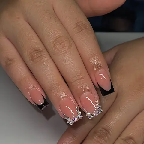 Fashion Short Square Fake Nail, 24pcs Decor Press on Nails with Nail File & Jelly Glue, Removable Nail Art Artificial Full Cover, Nails Press ons, Pressed on Nails, Removable False Nails, Decorative Nails
