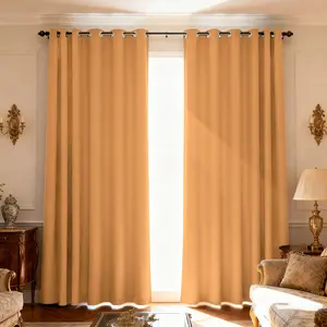 Bedroom privacy room divider blackout curtain screen partition blackout home decoration curtain sheet, suitable for kitchen bathroom home decoration blackout small curtain, Privacy Grommet Curtains (2 panels, W84 x L84 inch)