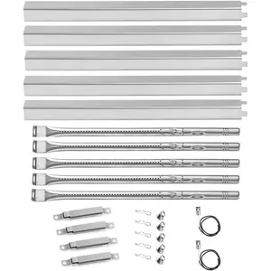 Grill Replacement  for Charbroil Performance 5 Burner 463448021 463450022 463451022, 4 Burner 463365021, 463366022 463352521, G325-0002-W1 Heat Plate, G327-2100-W1 Burner, Igniter, Crossover Tube