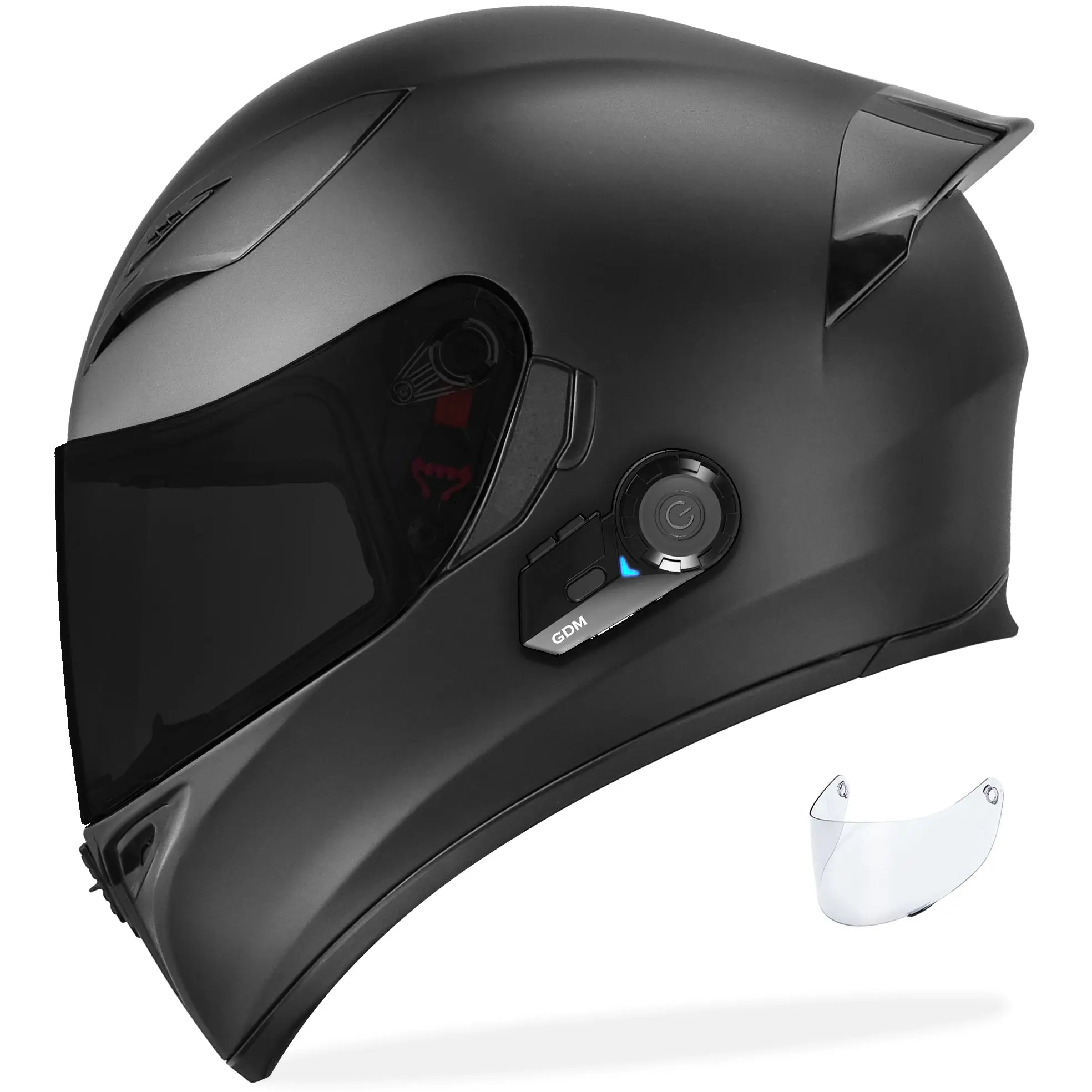 gdm motorcycle helmets Ghost Helmet Chin Mount For GoPro, Insta360, DJI, & more Chin Mounts rays 5 points of ventilation with chin GDM Ghost Full Face Motorcycle