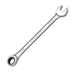 Craftsman 11/16 in. Flat Full Polish Ratcheting Combination Wrench