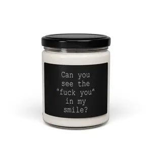 Scented soy candle