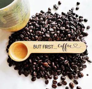 Brew Buddy - Wooden Coffee Scoop and Package Clip