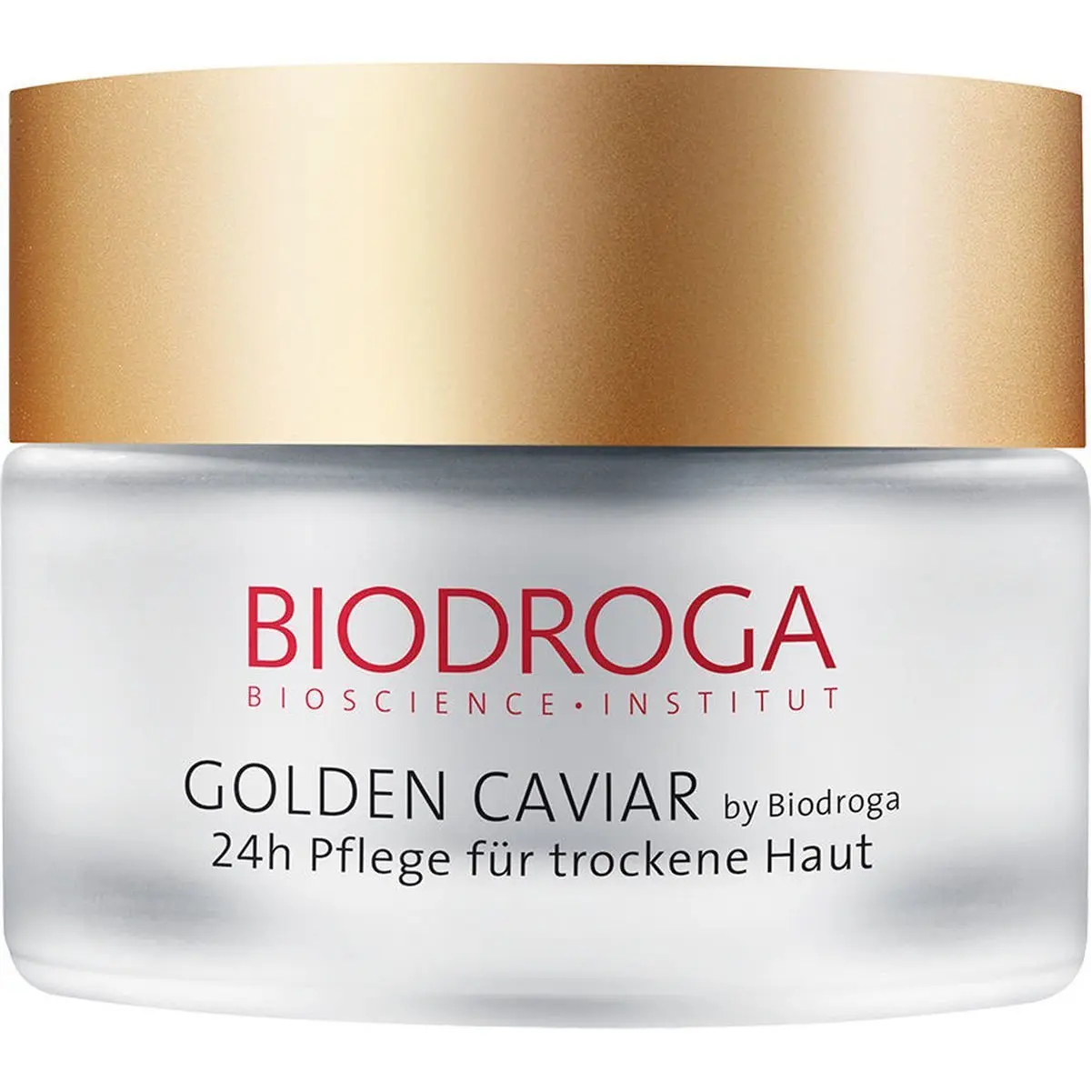 BIODROGA Golden Caviar 24-Hour Dry Skin Care Moisturizer - New Package, Shea-Infused, Deep Moisturize, Keratin Boost Cream Jar, 1.7 oz