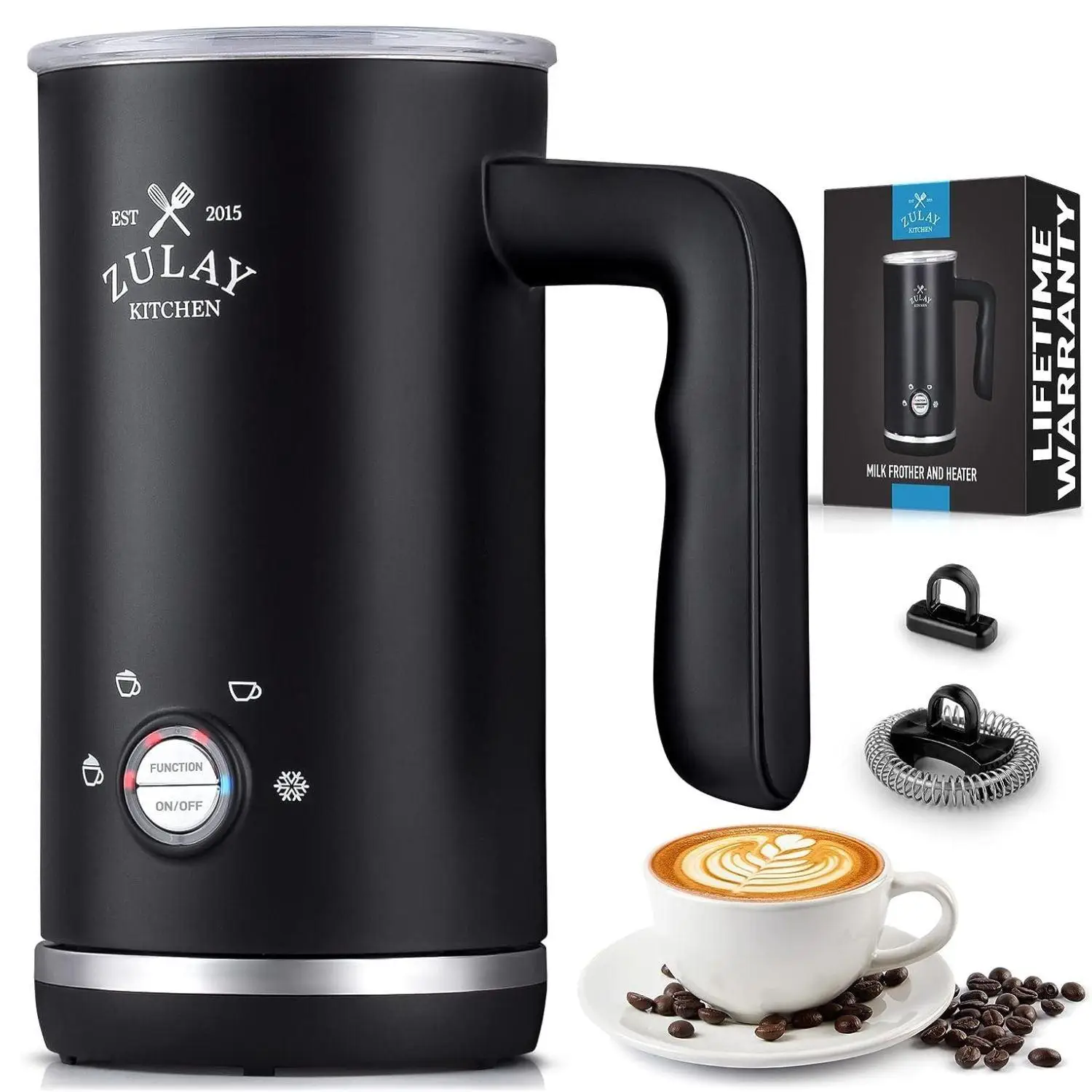 Automatic 4-in-1 Milk Frother Electric Heater