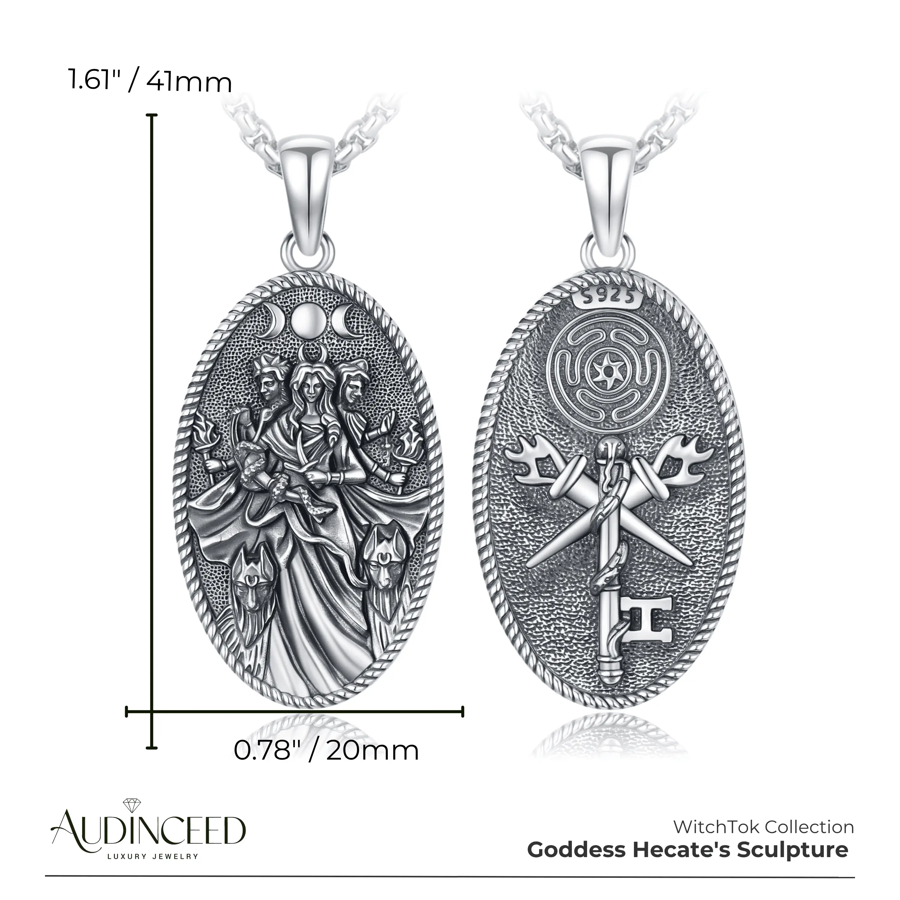 Hecate Moon Sculpture