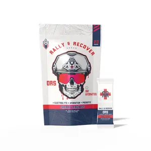 Alpha Elite Performance Rally & Recover Hydrating Electrolytes Dietary Supplement Powder Drink - Sugar Free Beverage with Vitamin C & FOS for Enhanced Absorption - Cherry Lemonade Flavor