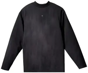 Yeezy Gap Engineered by Balenciaga Logo Long-Sleeve Tee 'Black'