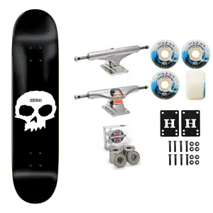 Zero Skateboard Single Skull 8.62" Independent Satori Premium Kit