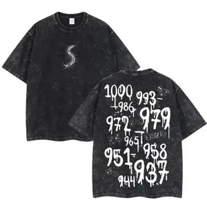 Retro Vintage Limited Haise Sasaki Kaneki Ken Tokyo Ghoul Anime Double-Print Loose-Fitting Washed Tee - Unisex Lightweight Cotton T-Shirt, Acid-Washed, Gift for Anime Fans Graphic