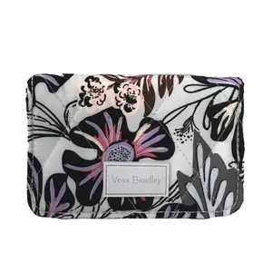 Vera Bradley Ultralight RFID Small Bifold Wallet, Sun Washed Tropical