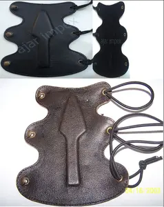 Traditional Leather Archery Bow Arm Guard SCA Medieval Bracer 2 layer Leather Arm Guards