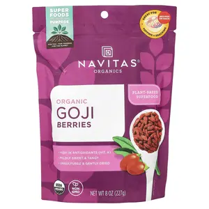Navitas Organics Organic Goji Berries, 8 oz (227g)