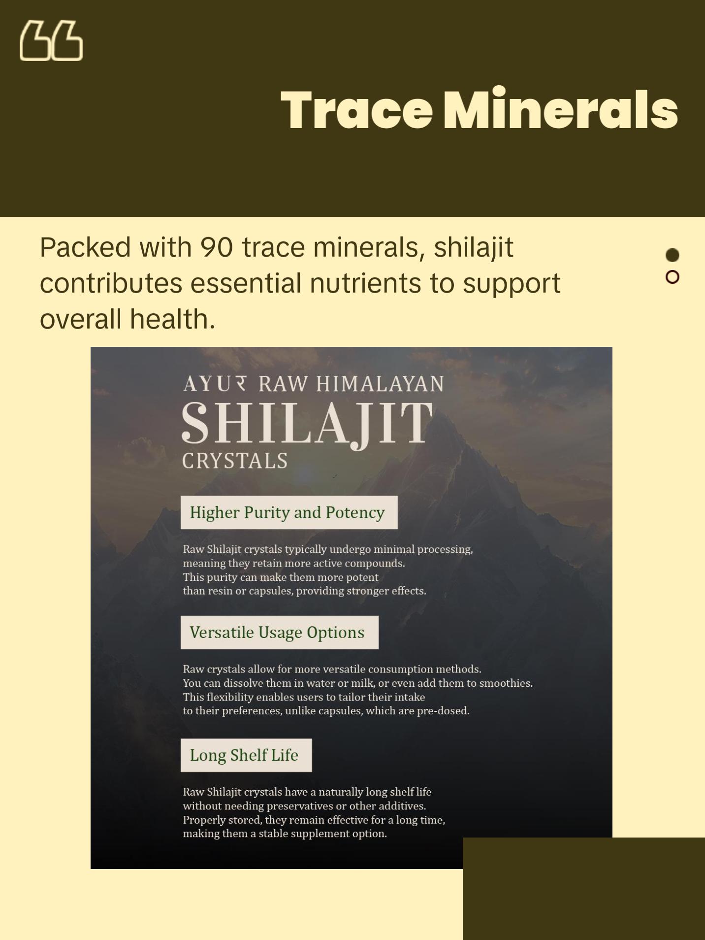 Raw Organic Shilajit Himalayan Crystals | 80% fulvic Acid | 2 Month Supply | 90 Trace Minerals | Trusted Brand Since 1971 Healthcare Natural
