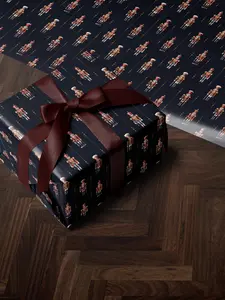 Classic Wrapping Paper Nutcracker Holiday Gift Wrap Elegant Christmas Vintage Gifts Wrap Seasonal Gift Wrap Kids Wrapping Papers