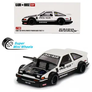 Mini GT x Kaido House 1:64 Toyota AE86 Sprinter Trueno Kaido Street White #180