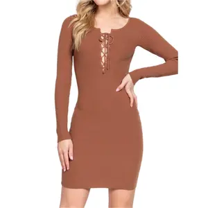 NATTY CARAMEL DRESS