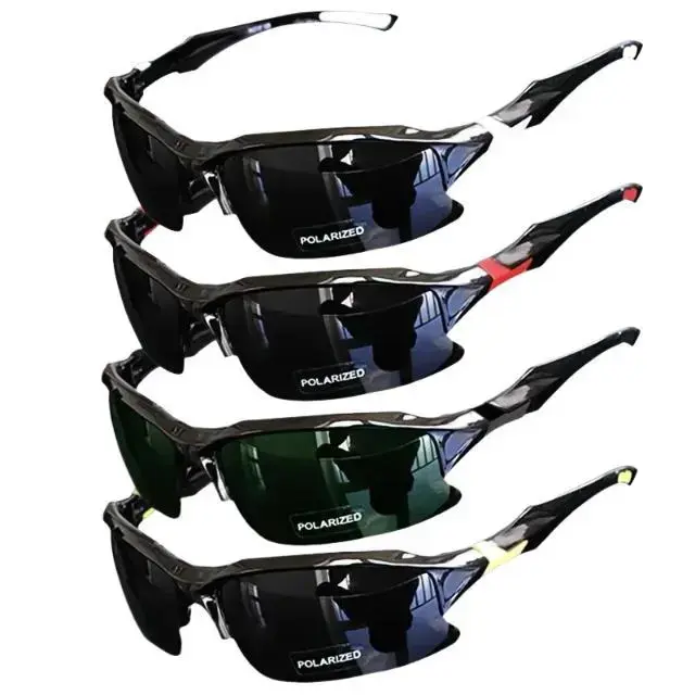 Sports Polarized Sunglasses for Men Cycling Running Fishing UV Protection Sun Glasses Lightweight Half Frame Goggles