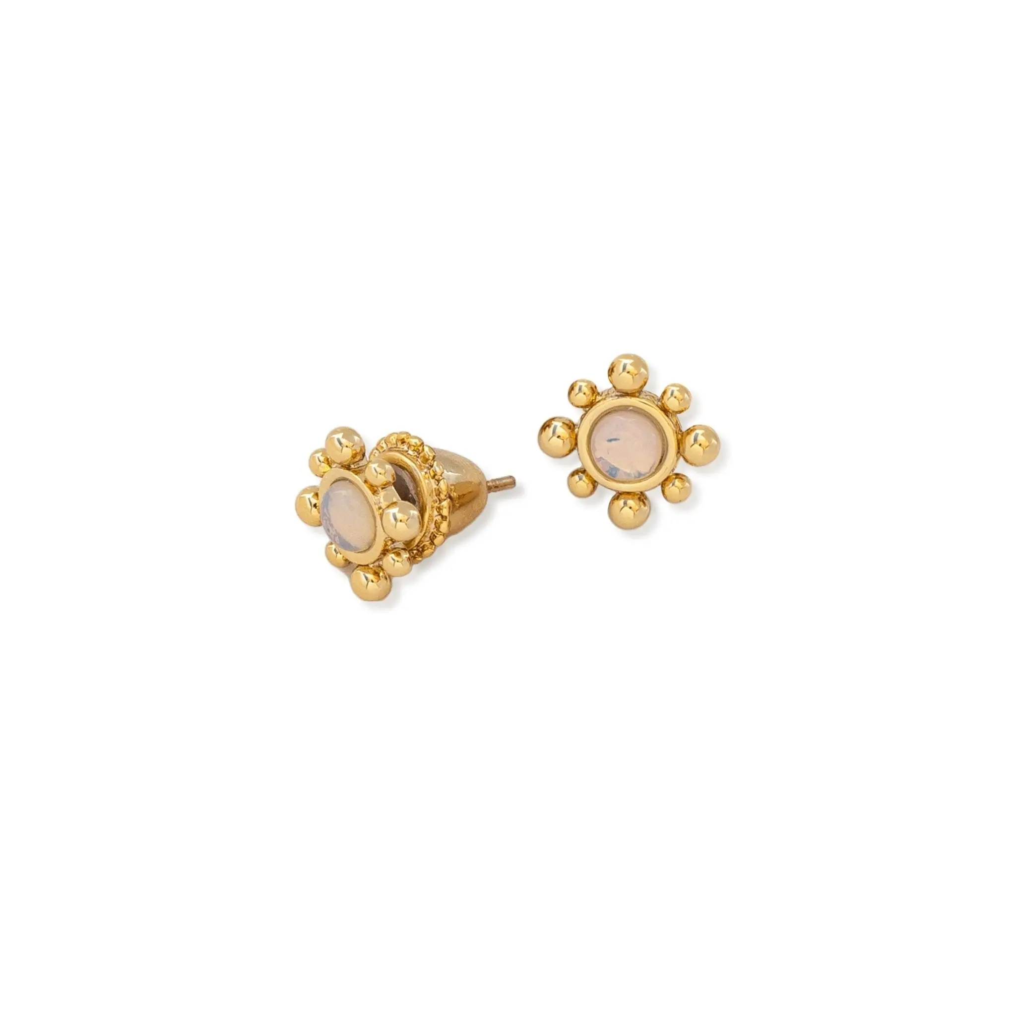 Inanna Studs - Moonstone