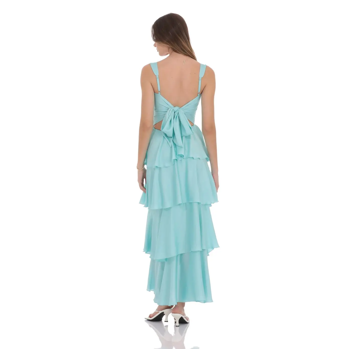 Lucy in the Sky Ruffle Maxi Dress in Aqua Blue - TikTok Shop Lucy in the Sky Ruffle Maxi Dress in Aqua Blue - TikTok Shop