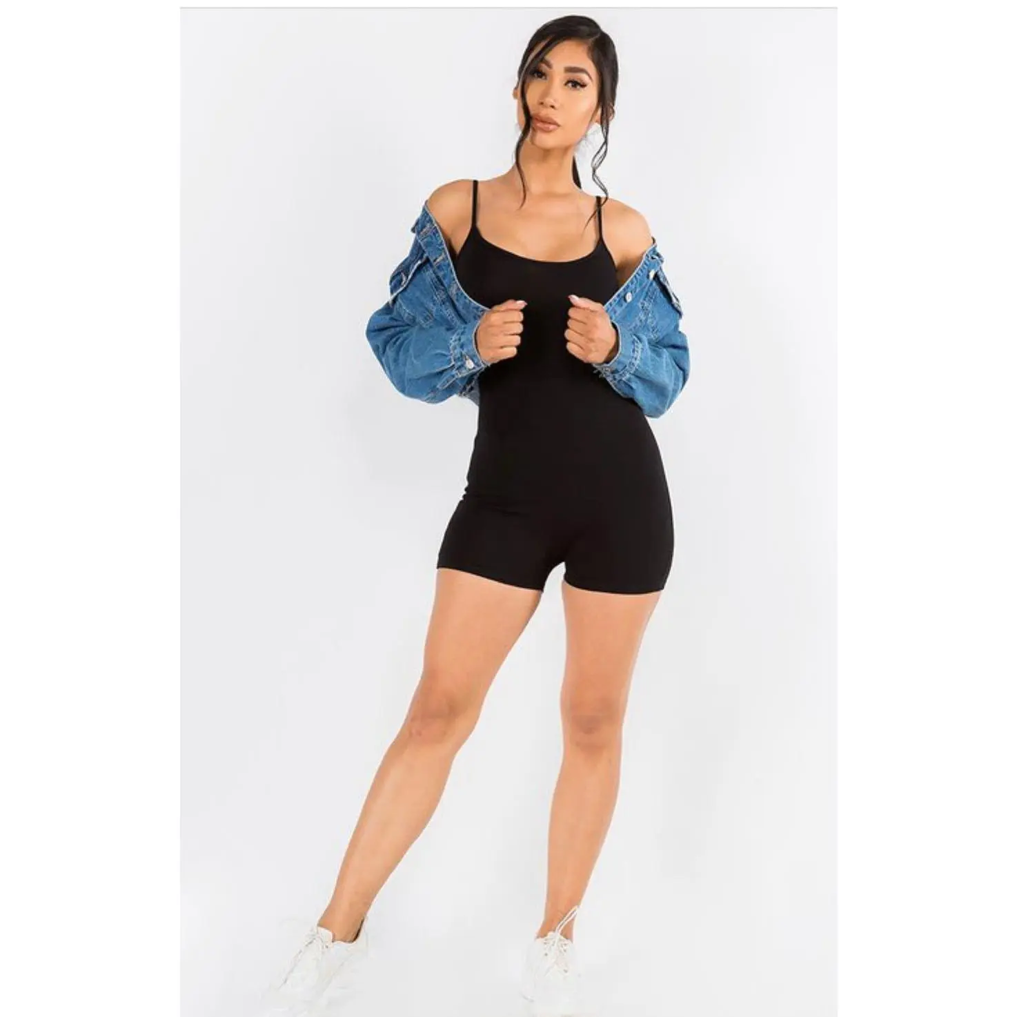 Black Short bodysuit Romper