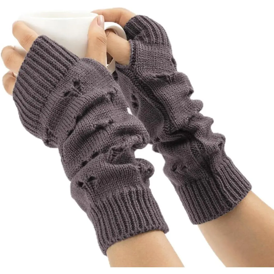 Gloves Fairy Grunge Accessories Ripped Glove Crochet Glove Grunge Clothes Y2k Fairy Grunge Aesthetic Arm Sleeve