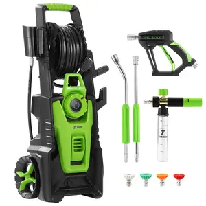 Tool Daily Pressure Washer 2500 PSI and 2.5 GPM, 32 FT Pressure Washer Hose and Reel, Mini Foam Cannon