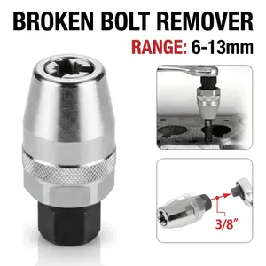 6-13mm Bolt Extractor Set - Damaged & Stripped Stud Extractor, Broken Metal Extraction Tool For Hand Ratchets & Impact Wrench automotive repair