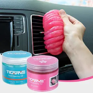 2Pack Cleaning Gel Car Putty Slime for Detailing Putty Detail Tools Car Interior Cleaner Automotive Cleaning Kits Keyboard Cleaner Blue Rose (320g/11.2oz)
