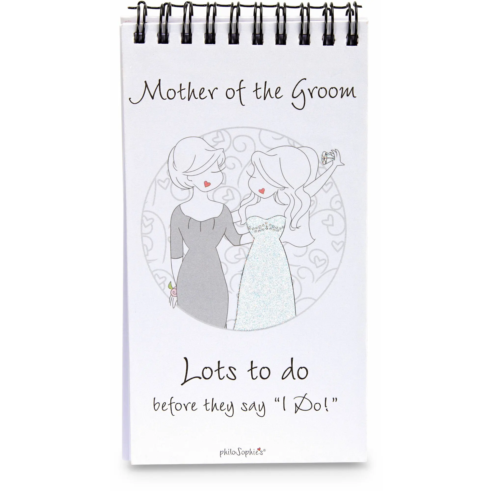 Mother of the Groom 80 Page Notepad with Easel