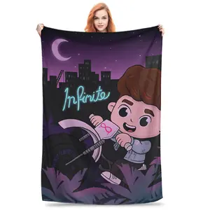 Caylus Themed Soft Throw Blanket Suitable for Home, Bedroom, Sofa, Picnics, Travel, Office, And Relaxation.  Warm and soft flannel blanket Bed sheet and bedspread