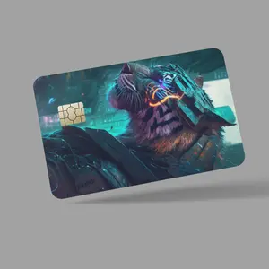 PREDATORS Credit Card Skin 2-Pack Precision Cut Scratch Resistant for Mayor Cards Easy Application Stylish Protection