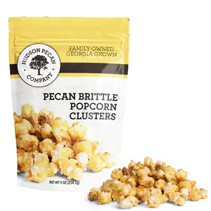 Pecan Brittle Popcorn Clusters