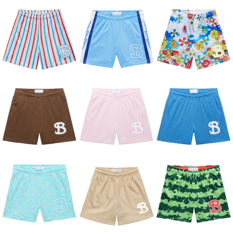 BUCKETSQUAD Shorts – Full Court Mesh Shorts for Kids, Junior & Adult, Breathable Basketball Shorts, Lightweight Hoop Streetwear, Summer Gift