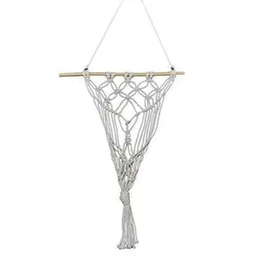 Wall Planter-Macrame-Antique White-Large