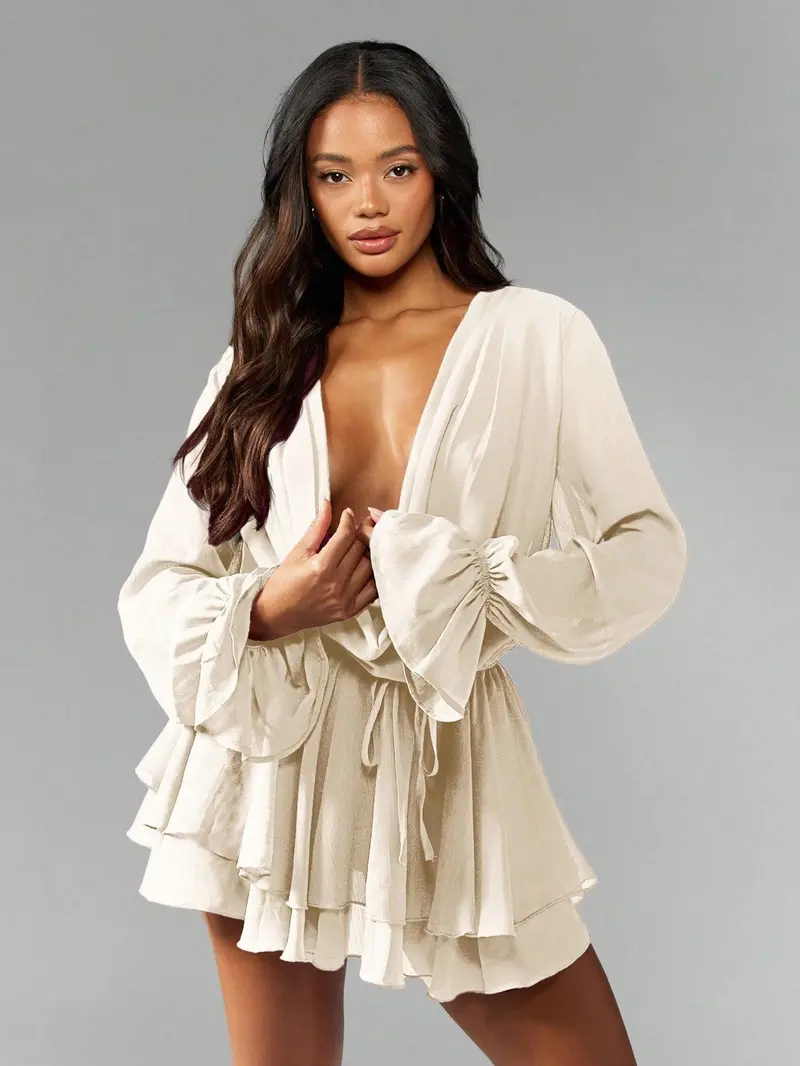 chiffon short dress - TikTok Shop chiffon short dress - TikTok Shop
