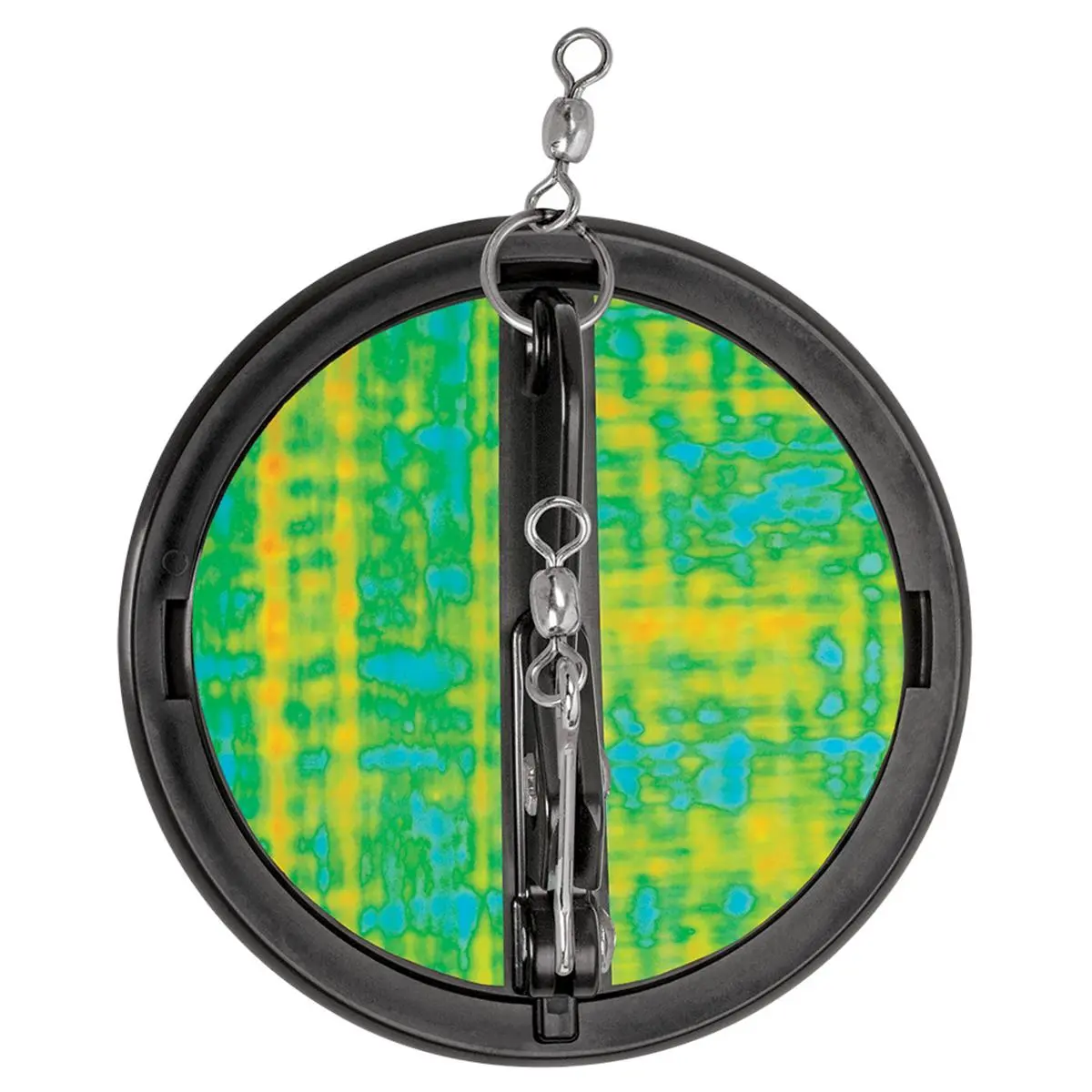 Dipsy Diver 3.25 inch Trolling Fishing Spreader, Black Bottom Moon Jelly, Round Shape for Directional Dive with an Adjustable Trip, Heavy-Duty Welded Ring Construction, Original Directional Design