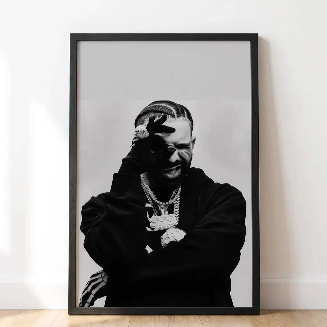 Drake Poster, Hip Hop Music Wall Art Print, Unframed Poster Print, Rap Fan Gift, Aesthetic Dorm Home Decor, Modern Printable Wall Art Limitless Prints